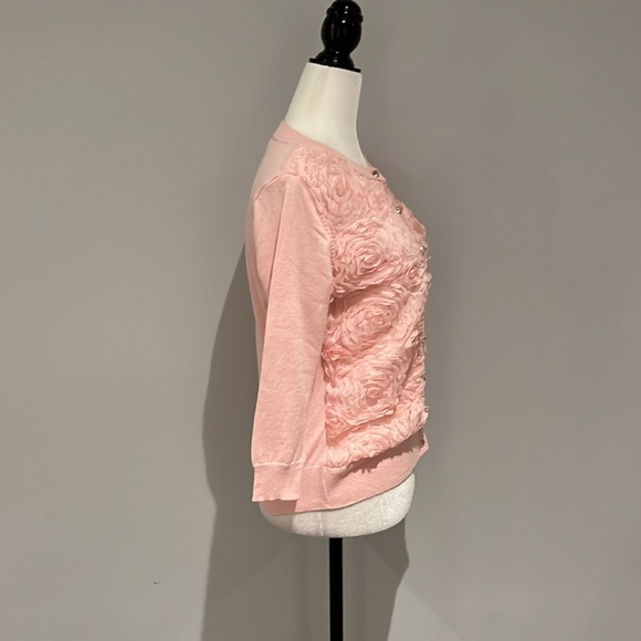 New York & Company Pink Floral Sweater - Picture 6 of 9